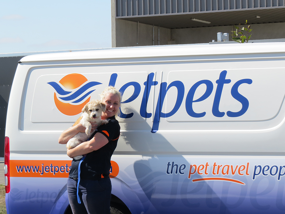 The first pick up from the new Australian Quarantine facility - Jetpets